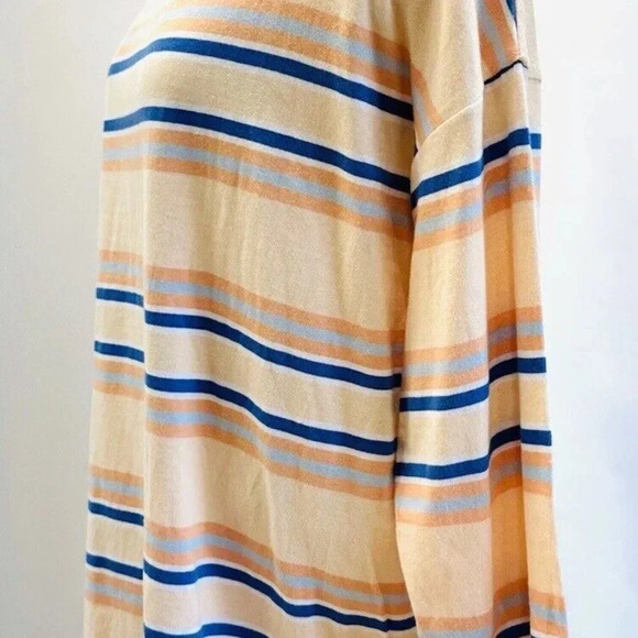 NWT SO Juniors Long Sleeve Pullover Round Neck Striped 100% Cotton Shirt Sz XXL - Picture 4 of 12